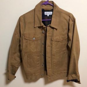 Gustin Waxed Brown Trucker Jacket